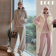 批发孕妇<b class='q'>装</b>秋冬季新款套<b class='q'>装</b>休闲<b class='q'>时尚</b>简约宽松纯色外穿潮妈两件套