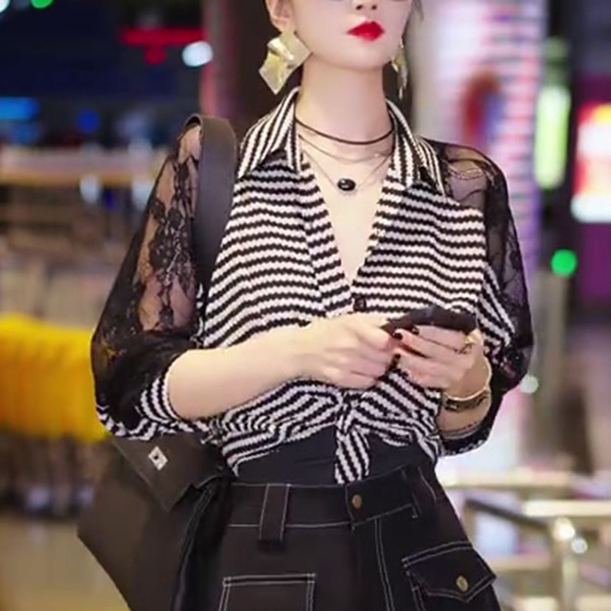 衬衫秋装新款女时尚轻奢高级感气...