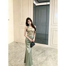 批发时尚性感中式挂脖<b class='q'>抹胸</b><b class='q'>连衣裙</b>