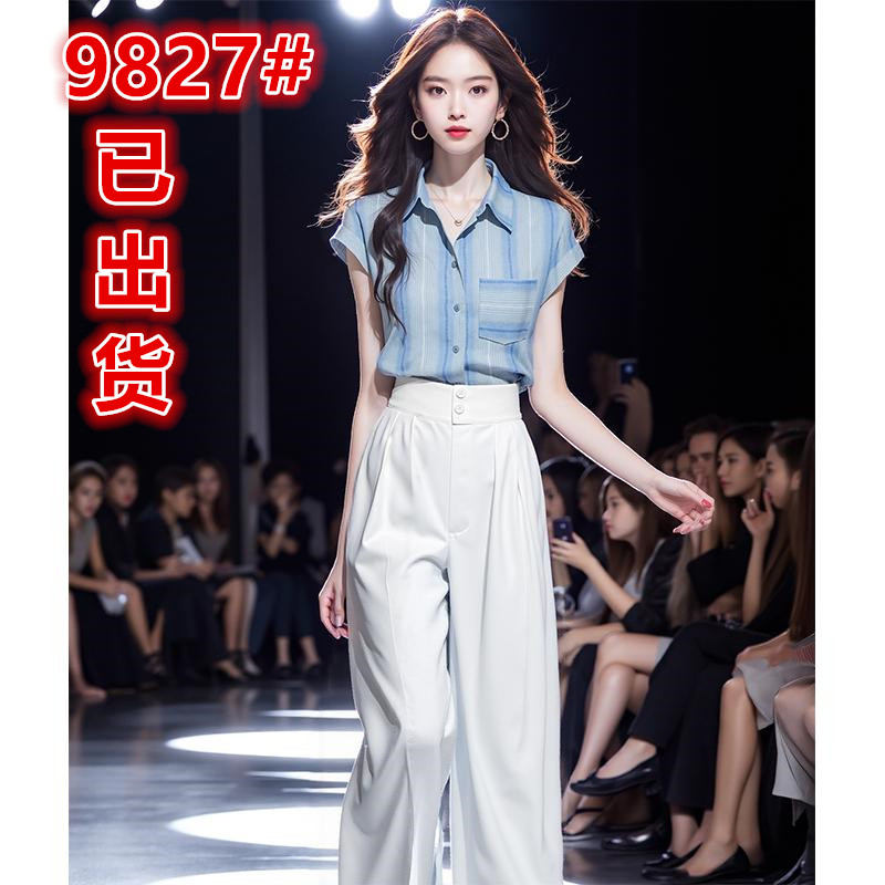 여성 셔츠 디자인 센스 작은 대중 이자 새로운 루즈핏 반팔 셔츠 맨위