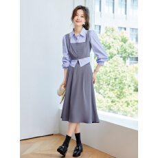 批发大码今年流行的时尚套装女春季学院风衬衫半身<b class='q'>裙</b>两件套