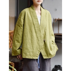 批发禅服棉麻中式西装外套打坐禅修拜佛衣服居士服佛系春秋款国<b class='q'>风衣</b>服