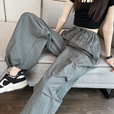 批发实拍2026春夏新款速干工装裤女高腰速干裤束脚两穿<b class='q'>哈伦</b>运动裤