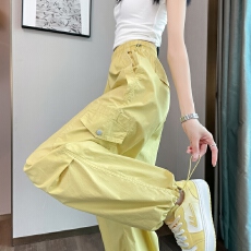 批发实拍2026夏季新款薄款速干两穿工装裤高腰休闲裤运动裤女