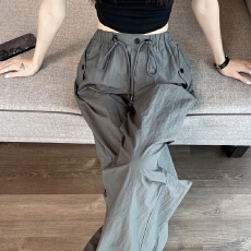 批发实拍2026夏季新款速干工装裤女高腰速干裤束脚两穿<b class='q'>哈伦</b><b class='q'>运动裤</b>