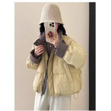 批发实拍外贸网红2025冬装新款棉服外套短款棉服冬季加厚面包棉衣