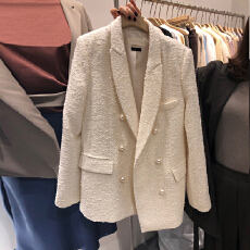 批发韩国东大门女装新款2025<b class='q'>秋</b>冬港风小众翻领短款西装外套女