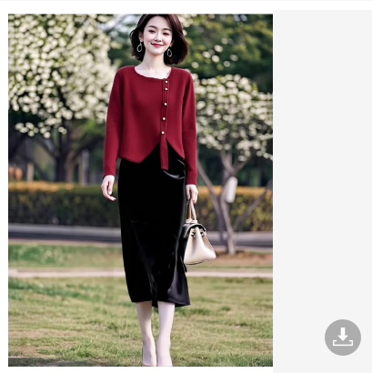 오리지널 브랜드 플래그십 스토어 부드러운 디자인 센스 니트 스웨터