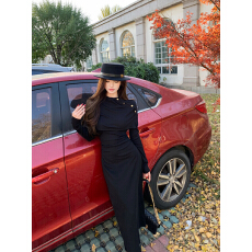 批发实拍秋冬复古性感优雅气质披肩收腰显瘦针织<b class='q'>连衣裙</b><b class='q'>长裙女</b>