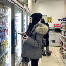 批发冬日暖炉时髦显瘦韩系大毛领棉服女百搭加厚防寒保暖棉衣外套女装