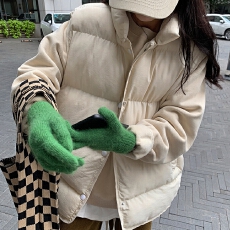 批发A7seven<b class='q'>冬</b>季新款羽绒棉马甲女潮流时尚宽松坎肩背心外穿马夹外套