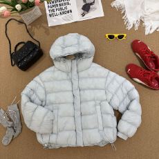 轻薄排骨羽绒棉服女2026冬季新款连帽保暖短款小个子龟背棉袄外套