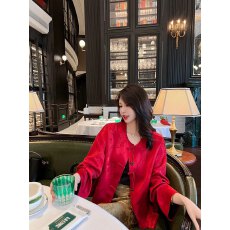 批发新中式国风盘扣<b class='q'>外套</b>女春秋新款<b class='q'>气质</b>高级感复古提花改良唐装上衣