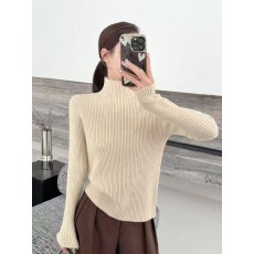 批发半高领针织打底衫女毛衣2025新款秋冬<b class='q'>修身</b>保暖上衣线衣洋气内搭冬