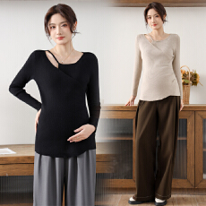 批发大货实拍 镂空毛衣打底针织上衣 毛衣<b class='q'>打底衫</b>可哺乳