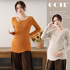 批发大货实拍 镂空毛衣打底针织<b class='q'>上衣</b> 毛衣打底衫可<b class='q'>哺乳</b>