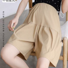 批发五分阔腿裤<b class='q'>孕妇</b><b class='q'>大码</b>裙裤纯色百搭宽松产后可穿