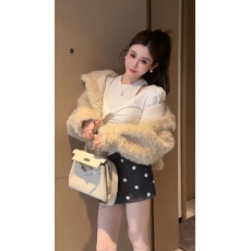 批发<b class='q'>冬</b>季新款气质时尚毛毛连帽皮毛一体保暖外套