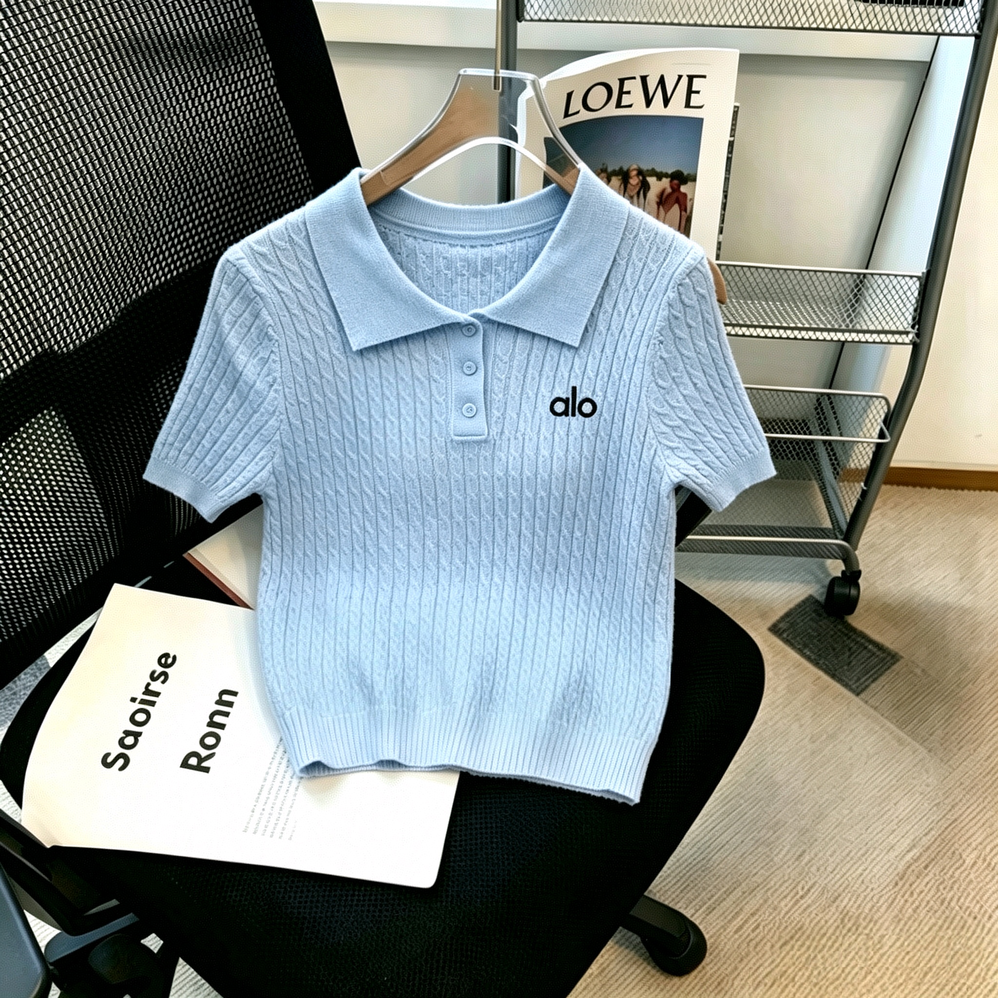 학원 스타일 한 부서 자수 반팔 티셔츠 여성 여름 2026 새로운 몸매 가꾸기 쇼트 스타일 POLO 칼라 달콤함 연령 감소 품격