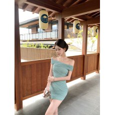 批发实拍 实价 辣妹高级感多种穿法晚礼服连衣裙
