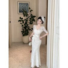 批发实拍 实价 高级感新款显瘦遮肉显身材收腰包臀设计感连衣裙井