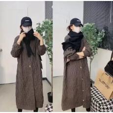 批发秋<b class='q'>冬</b>新款女装慵懒风复古长款宽松针织开衫外套女上衣保暖外搭