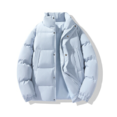 新款男士冬季宽松立领面包外套新设计潮流保暖百搭情侣加厚棉衣