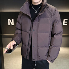 批发羽绒服男士羽绒服新款潮牌<b class='q'>冬</b>季白鸭绒加厚抗寒保暖休闲外套