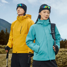 批发爆款多巴胺多色情侣三合一抓绒水貂绒冲锋衣防风防水防污旅冲锋衣