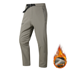 批发冬季户外70D尼龙四面弹复合摇粒绒加绒长裤运动商务休闲抓绒长裤