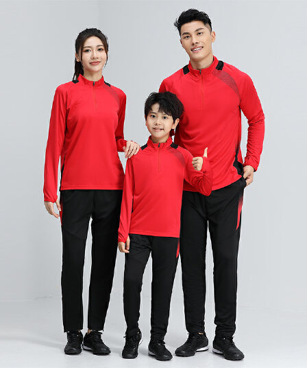 야외 러닝 부모와 자식 옷 긴팔 축구 농구 운동복 세트 남녀 긴 바지 속도 건조한 훈련 서비스 세트
