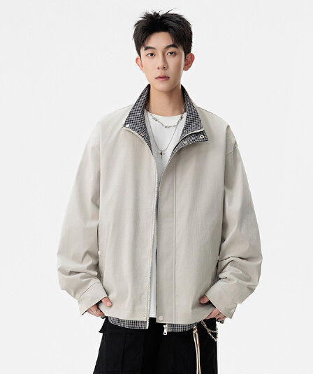 2026 봄 가을 빅 사이즈 m-8xl 페이크 레이어드 재킷 재킷 남성 비즈니스 관리 재킷 다용도 캐주얼 맨위