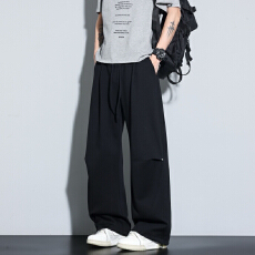 批发2026<b class='q'>秋</b>季新款宽松休闲长裤男女同款高街潮牌工装裤情侣美式伞兵裤
