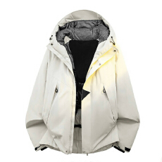 批发跨境秋冬季加棉加厚保暖棉服男女同款韩版连帽棉衣石墨烯外套情侣