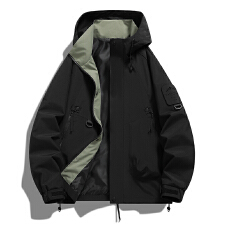 批发冲锋衣男情侣装冲锋衣女运动宽松抗寒登山服防水防风潮流休闲外套