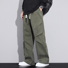批发纯棉跨境加大码L-8XL<b class='q'>春</b>秋工装裤男士宽松休闲裤透气裤子阔腿长裤