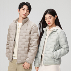 批发冬季情侣款轻薄羽绒服跨境<b class='q'>简约</b><b class='q'>欧美</b>90白鸭绒羽绒外套男女保暖上衣