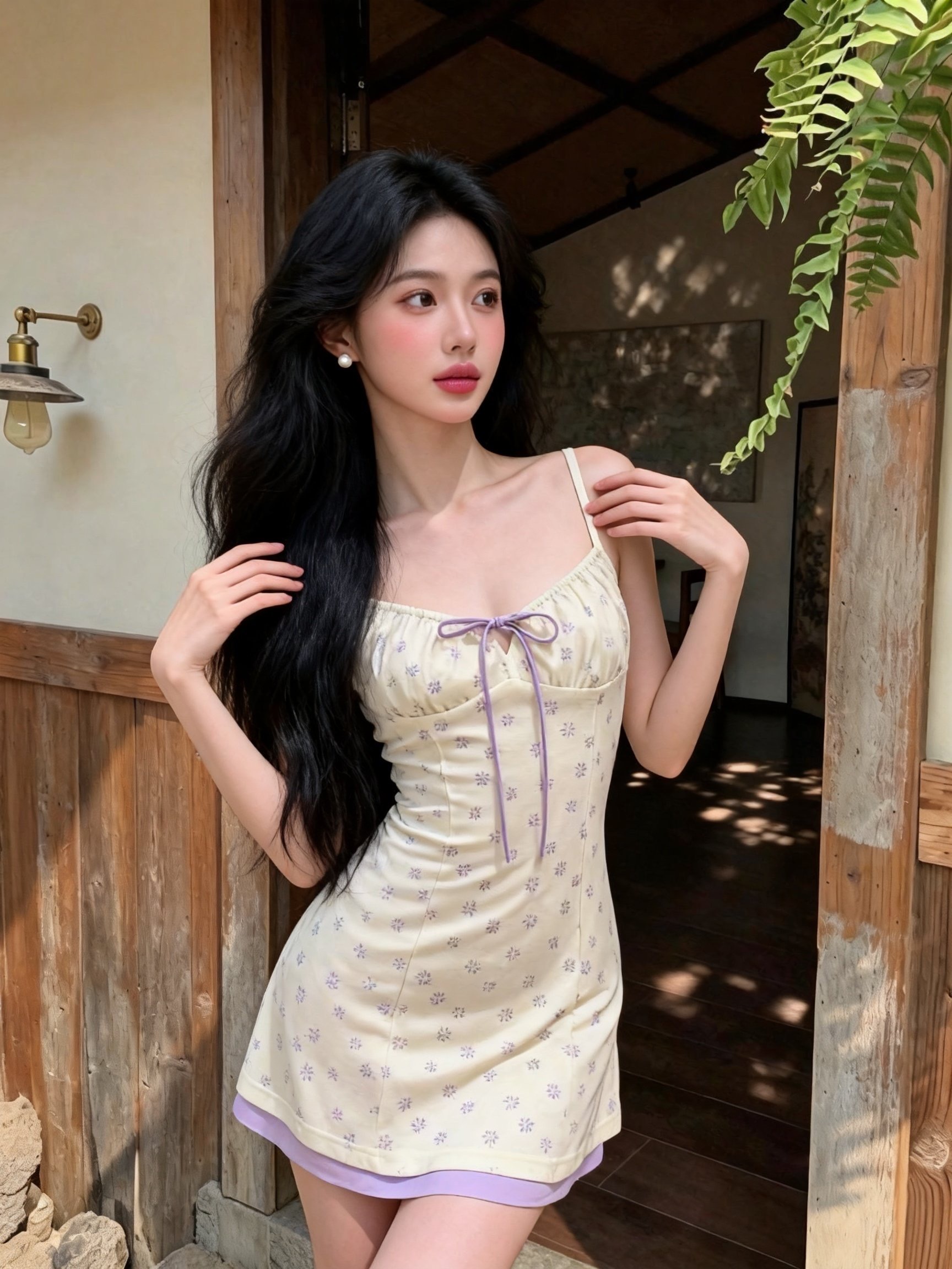 실사 정가 순수한 욕망 달콤함 슬립 드레스