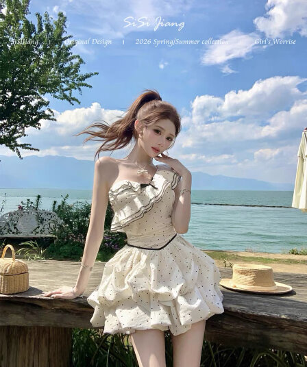 sisi jiang6 3 20 00 9.5 접기 서있는 마이너스 15 도트 무늬 뮤즈
