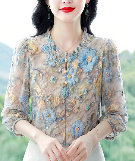 2026 여름 새로운 유럽 상품 고급 빅 사이즈 작은 대중 절묘한 패션 디자인 센스 프린트 외국 가스 고급 맨위 여성