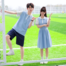 实拍情侣装班服青少年小初高班服演出服合唱演出毕业服