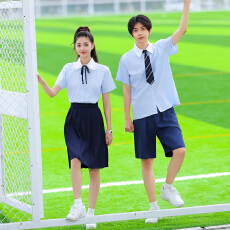 批发情侣装夏装短袖学生班服演出服毕业<b class='q'>套装</b>