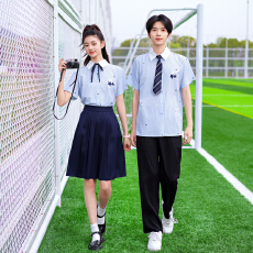 批发实拍 情侣装夏装短袖学生班服演出服毕业<b class='q'>套装</b>