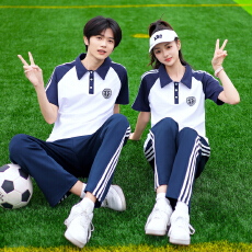 批发实拍情侣校园<b class='q'>风</b>夏季学生套<b class='q'>装</b> 班服 校服