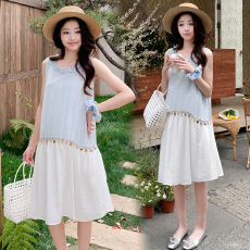 批发模特实拍已出货 2026<b class='q'>孕妇装</b>夏装新款韩版宽松甜美<b class='q'>孕妇</b><b class='q'>连衣裙</b>