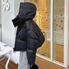 批发<b class='q'>明星</b><b class='q'>同款</b>大毛领派克羽绒棉服女2025新款冬季保暖加厚工装棉袄外套