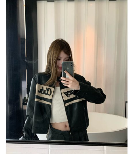 hhyii 감기 쿠이 남자 특별 검정색 레트로 오토바이 가죽 재킷 여성 코트 가을 다용도 캐주얼 pu 가죽 자켓 맨위