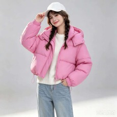 批发2026新款棉服女冬季复古宽松oversize学院风休闲百搭外套韩版棉衣