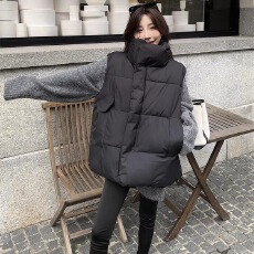 批发韩系东大门网红马甲女2026秋冬季韩版小众羽绒棉服马夹棉衣外套