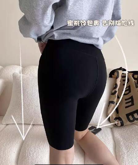 임산부 반바지 여성 여름 얇은 스타일 패션 몸매 가꾸기 상어 가죽 임산부 만나는 5 점 바지 수 있습니다. 조정